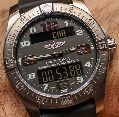 breitling aerospace digital time sync|breitling aerospace settings.